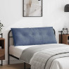 Cojín de Espalda Azul 120 x 50 cm Tela de pana 1