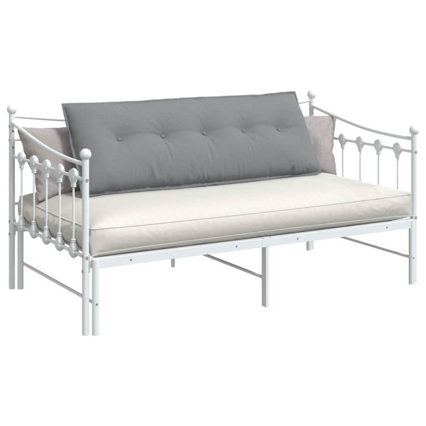 Cojín de Espalda Gris Claro 140 x 19 x 50 cm tela M 3