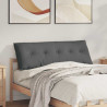 Cojín de Espalda Gris oscuro 140 x 19 x 50 cm tela 1