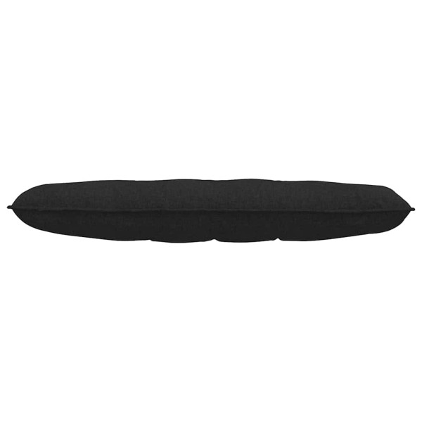 Cojín de Espalda Negro 140 x 19 x 50 cm tela M 5