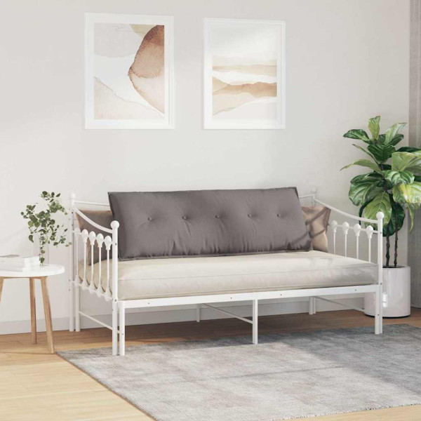 Cojín de Espalda Taupé 140 x 19 x 50 cm tela M 4