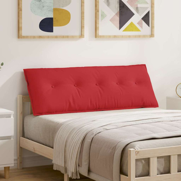 Cojín de Espalda Rojo 140 x 19 x 50 cm tela D