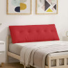 Cojín de Espalda Rojo 140 x 19 x 50 cm tela 1