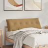 Cojín de Espalda Marrón 140 x 50 cm Tela de pana 1