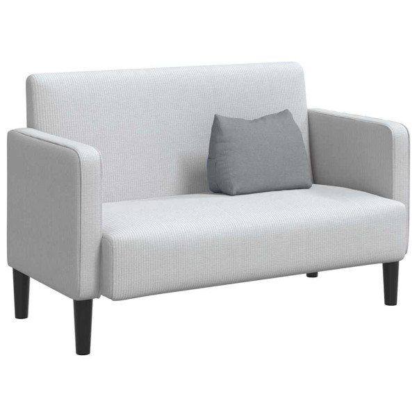 Cojín de Espalda Gris Claro 45 x 20 x 35 cm tela M 3