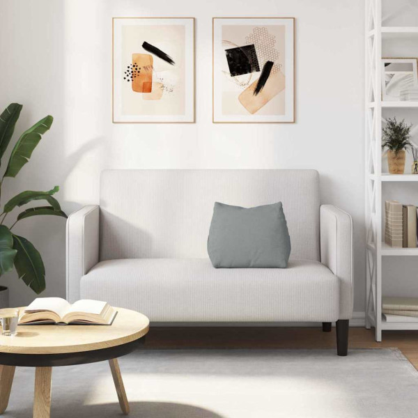 Cojín de Espalda Gris Claro 45 x 20 x 35 cm tela M 4