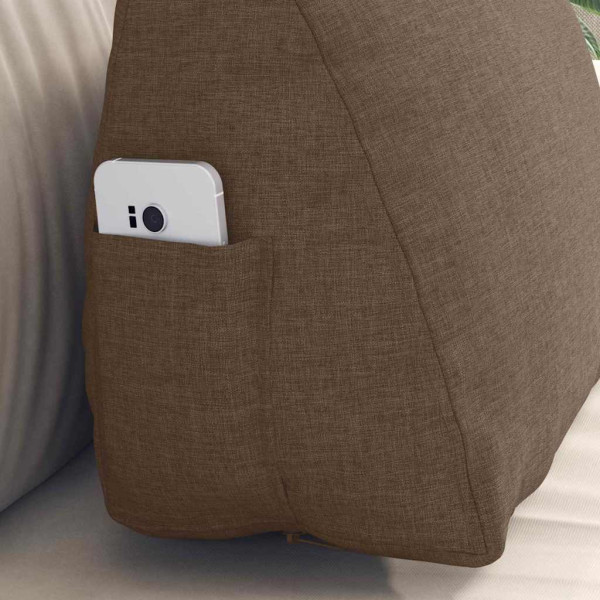 Cojín de Espalda Marrón 45 x 20 x 35 cm tela M 5