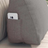 Cojín de Espalda Taupé 45 x 20 x 35 cm tela 5