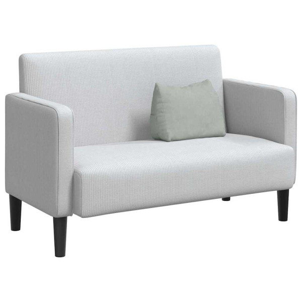 Cojín de Espalda Gris Claro 45 x 20 x 35 cm Tela de pana M 3