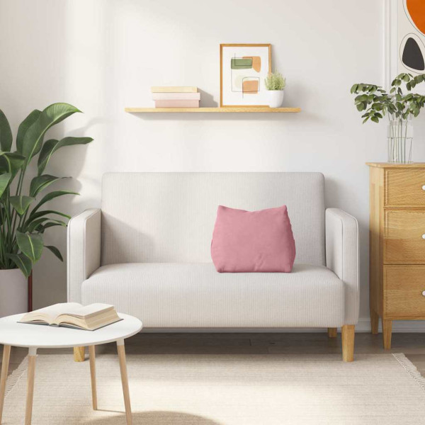 Cojín de Espalda Rosa 45 x 20 x 35 cm Tela de pana M 4