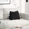 Cojín de Espalda Negro 45 x 20 x 35 cm Tela de pana 1
