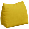 Cojín de Espalda Amarillo 45 x 20 x 35 cm Tela de pana 2