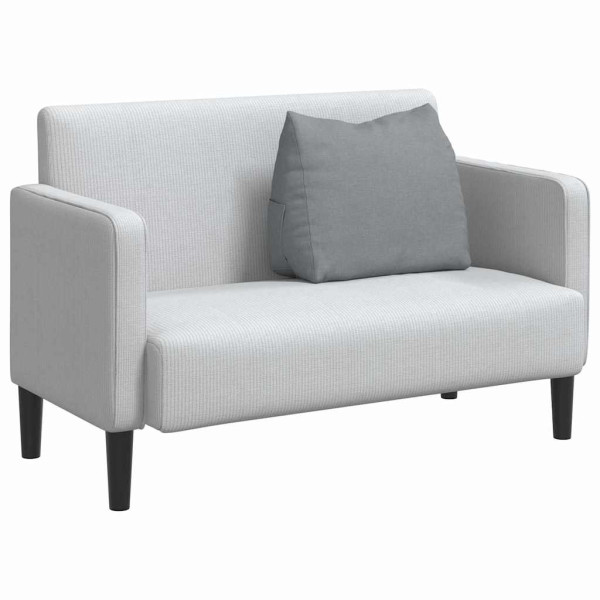 Cojín de Espalda Gris Claro 60 x 20 x 50 cm tela M 3