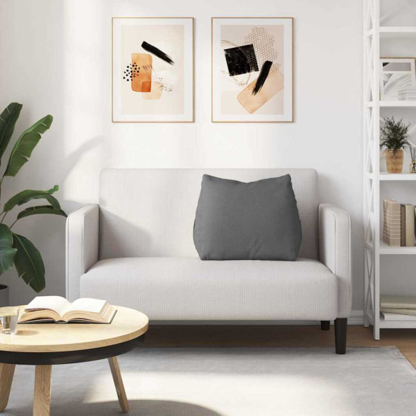 Cojín de Espalda Gris oscuro 60 x 20 x 50 cm tela M 4