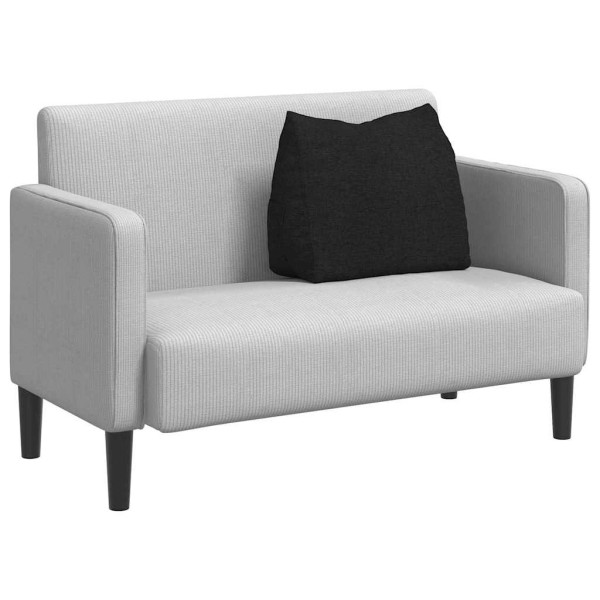 Cojín de Espalda Negro 60 x 20 x 50 cm tela M 3