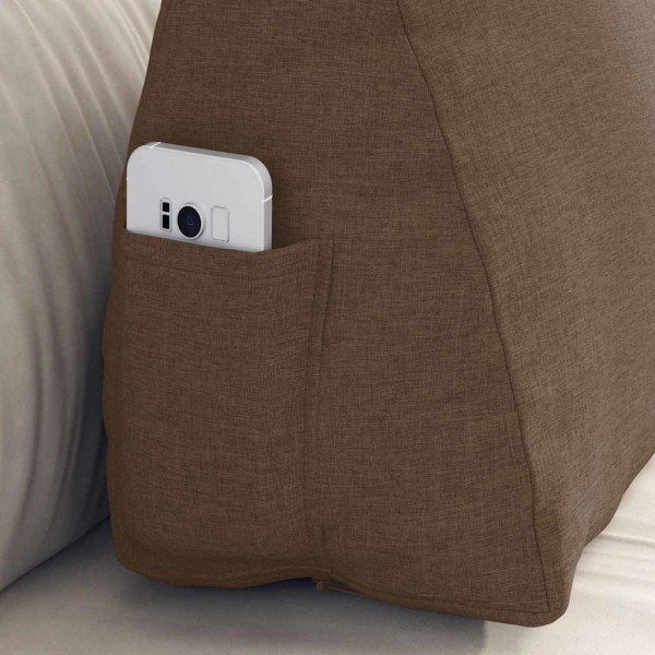 Cojín de Espalda Marrón 60 x 20 x 50 cm tela M 5