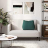 Cojín de Espalda Verde oscuro 60 x 20 x 50 cm tela 4