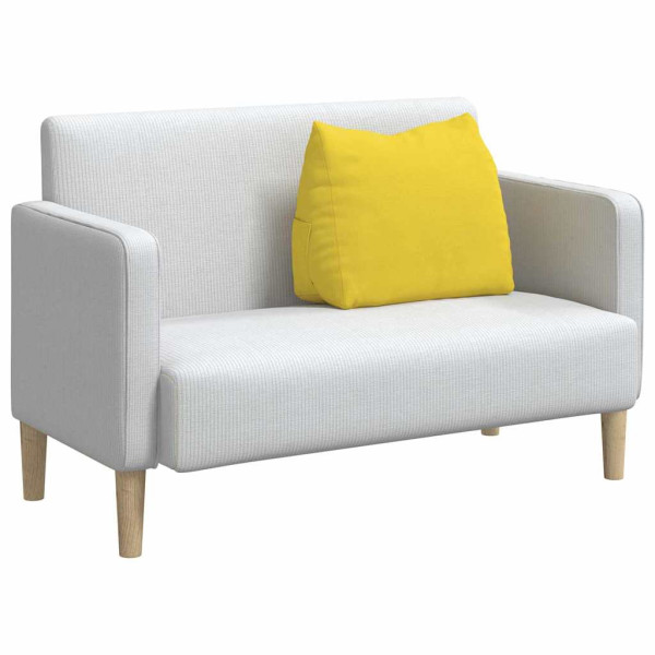 Cojín de Espalda Amarillo Claro 60 x 20 x 50 cm tela M 3