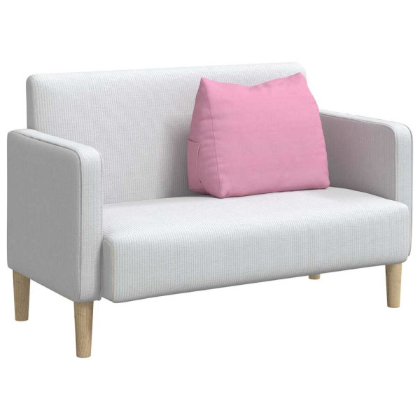 Cojín de Espalda Rosa 60 x 20 x 50 cm tela M 3