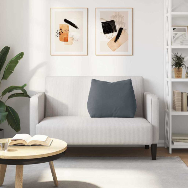 Cojín de Espalda Gris oscuro 60 x 20 x 50 cm Tela de pana M 4