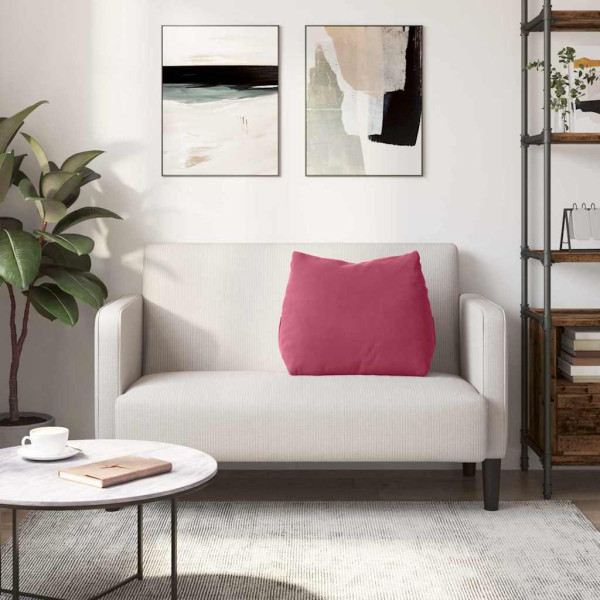 Cojín de Espalda Rojo vino 60 x 20 x 50 cm Tela de pana M 4