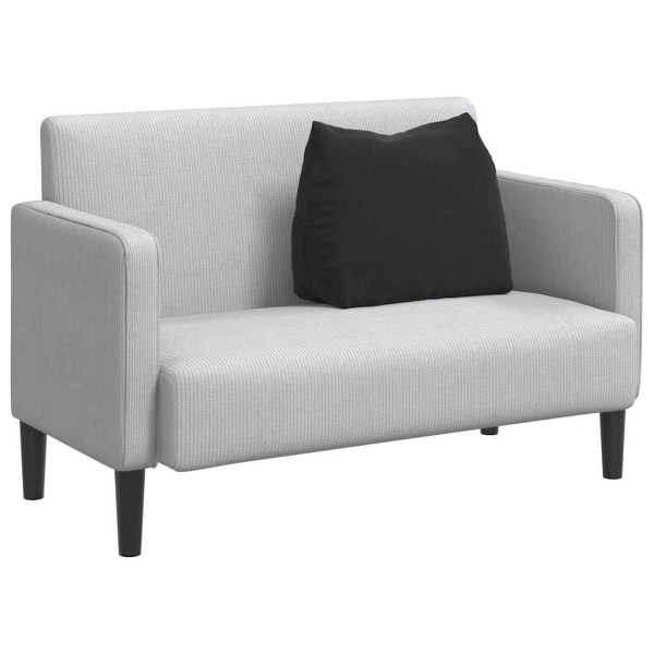 Cojín de Espalda Negro 60 x 20 x 50 cm Tela de pana M 3