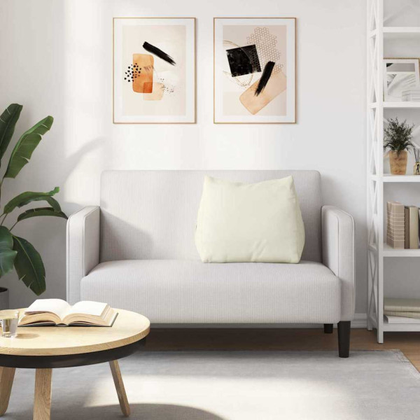 Cojín de Espalda Crema 60 x 20 x 50 cm Tela de pana M 4