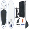 Prancha de paddle SUP insuflável azul e branco 1