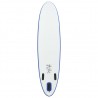 Set de tabla inflable de paddle surf SUP azul y blanco 4