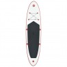 Set de tabla inflable de paddle surf SUP rojo y blanco 3