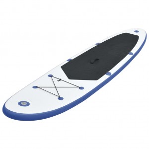 Set de tabla inflable de paddle surf SUP azul y blanco H