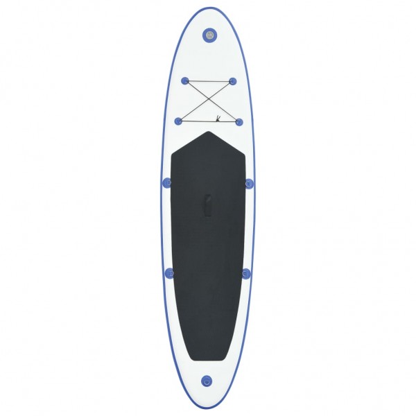 Set de tabla inflable de paddle surf SUP azul y blanco M 3
