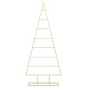 Árbol de Navidad de metal con soporte Dorado 150 cm 5