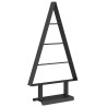 Árbol de Navidad de metal con soporte Negro 60 cm Acero 2
