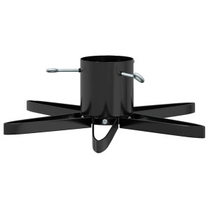 Soporte para Árbol de Navidad Negro 49 x 49 x 15.5 cm Acero H