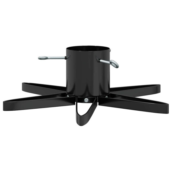 Soporte para Árbol de Navidad Negro 49 x 49 x 15.5 cm Acero M 2