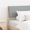 Cabecero tapizado Gris Claro 90 cm Madera de pino macizo 1