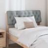 Cabecero tapizado Gris Claro 90 cm Madera de pino macizo 3