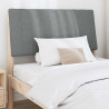 Cabecero tapizado Gris oscuro 100 cm Madera de pino macizo 3
