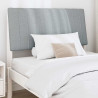 Cabecero tapizado Gris Claro 100 cm Madera de pino macizo 3