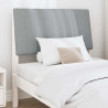Cabecero tapizado Gris Claro 90 cm Madera de pino macizo 3