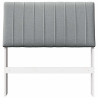 Cabecero tapizado Gris Claro 90 cm Madera de pino macizo 4