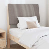 Cabecero tapizado Taupé 80 cm Madera de pino macizo 3