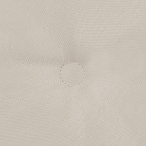Almofadões lombares p/ cadeiras de jardim 4pcs oxford creme H