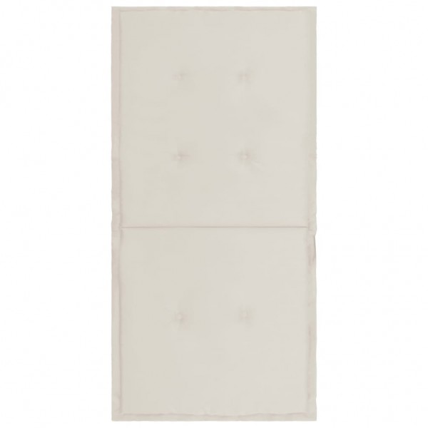 Almofadões lombares p/ cadeiras de jardim 4pcs oxford creme M 5