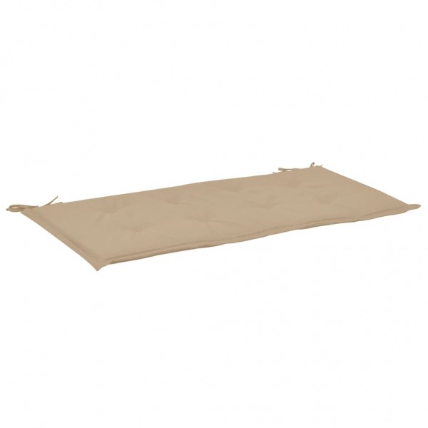 Cojín de banco de jardín tela Oxford beige 100x50x3 cm M 2