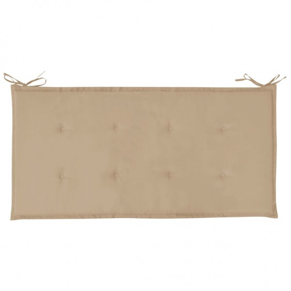 Cojín de banco de jardín tela Oxford beige 100x50x3 cm M 4
