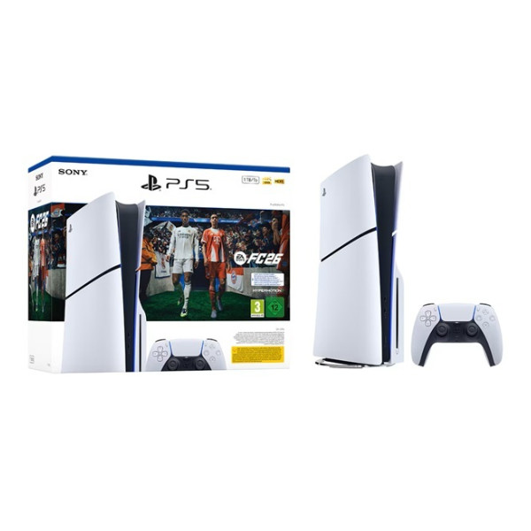 Videoconsola SONY PS5 Slim Versión Disco 1TB + EA Sports FC 26 blanco M 3