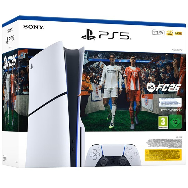 Videoconsola SONY PS5 Slim Versión Disco 1TB + EA Sports FC 26 blanco M 4