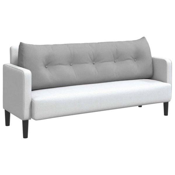 Cojín de Espalda Gris Nube 160 x 24 x 50 cm tela M 3